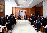 Нурланбек Шакиев встретился с премьер-министром Монголии 