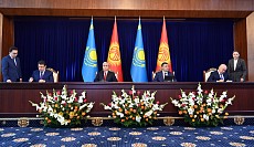 По итогам официального визита президента Казахстана в Кыргызстан подписан ряд двусторонних документов 