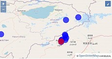На кыргызско-китайской границе зафиксировано очередное землетрясение