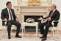 Садыр Жапаров встретился с Владимиром Путиным