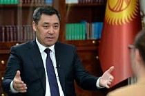 Президент Садыр Жапаров дал интервью китайскому каналу CGTN