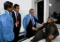 Вице-премьер-министры Кыргызстана и Пакистана навестили пострадавших студентов