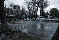 В Кыргызстане из-за сильного ветра пострадали 154 объекта 