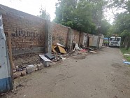 В Бишкеке демонтируют газетный базар 