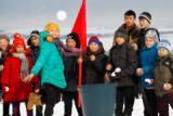 400 children of rehabilitation centers of Bishkek took part in a campaign «Let’s all go to ski-track-2005» 