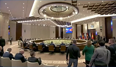 В «Ынтымак Ордо» прошла церемония официальной встречи президента Садыра Жапарова и президента Владимира Путина В «Ынтымак Ордо» прошла церемония официальной встречи президента Садыра Жапарова и президента Владимира Путина