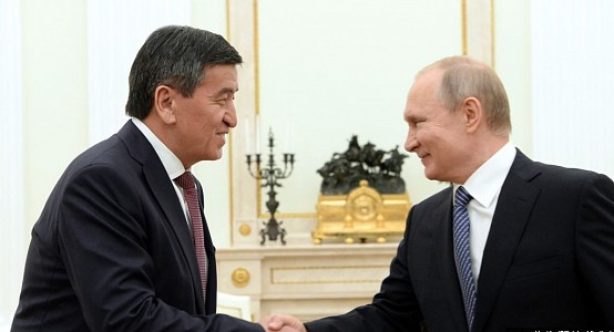 Президент Кыргызстана встретится в Сочи с российским коллегой Владимиром Путиным
