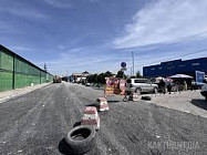 До конца месяца откроют дорогу от рынка «Дордой» к объездной