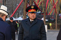Глава МВД лично проверил соблюдение правопорядка на Айт-намазе в Бишкеке