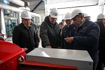 Мэр Бишкека запустил новые котельные