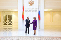 Марлен Маматалиев встретился с главой Совета Федерации Валентиной Матвиенко