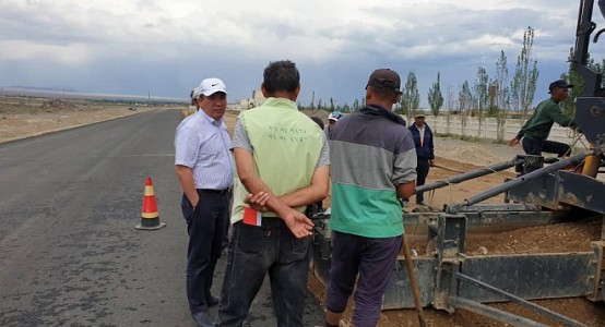 Глава минтранса попросил ускорить строительство дороги Балыкчы - Чолпон-Ата - Корумду