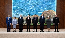 Садыр Жапаров принял спикеров парламентов стран – участниц ТюркПА