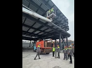 Мэрия Бишкека демонтирует стройку у ЦУМа