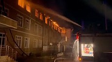 В школе Сузакского района произошел пожар 