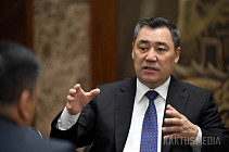 Президент Садыр Жапаров впервые дал эксклюзивное интервью независимому агентству