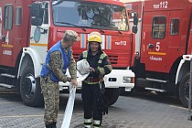 В отеле Novotel в Бишкеке произошел пожар