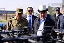 Садыр Жапаров открыл учебно-тренировочный центр ГКНБ в Джалал-Абадской области