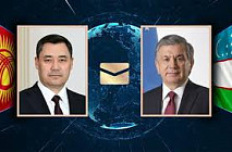 Садыр Жапаров поздравил с днем рождения Шавката Мирзиеева