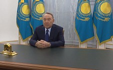 Опубликовано видеообращение Назарбаев к казахстанцам
