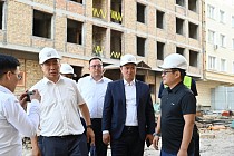 Нурдан Орунтаев проверил строящиеся объекты 