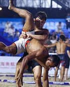 Адис Рахат уулу завоевал бронзовую медаль по пляжной борьбе на VI Азиатских пляжных играх