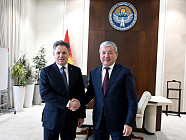 Адылбек Касымалиев встретился с главой миссии наблюдателей СНГ Игорем Петришенко