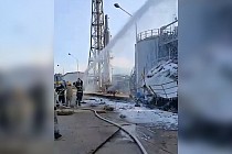 Пожар на территории НПЗ «Джунда» в Кара-Балте: жертв нет
