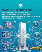 ГНС рассказала о списании задолженности с банковских счетов и электронных кошельков