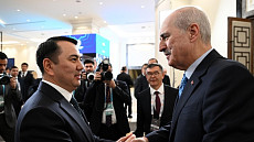 Глава парламента Кыргызстана встретился со своим турецким коллегой 