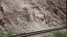 В Боомском ущелье с 13 по 17 октября будут проводиться работы по спуску опасных камней